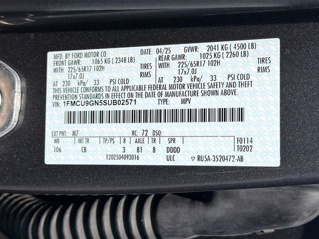 Certified 2025 Ford Escape Active AWD/4WD image 38