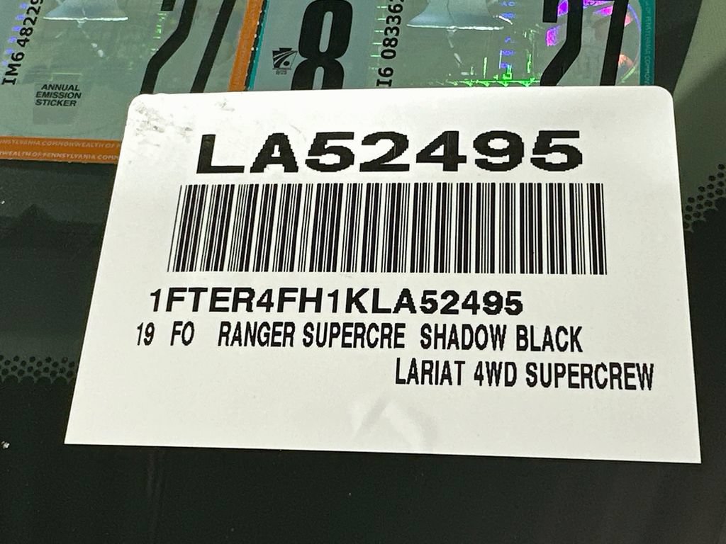 Certified 2019 Ford Ranger Lariat w/ Equipment Group 501A Mid AWD/4WD image 25