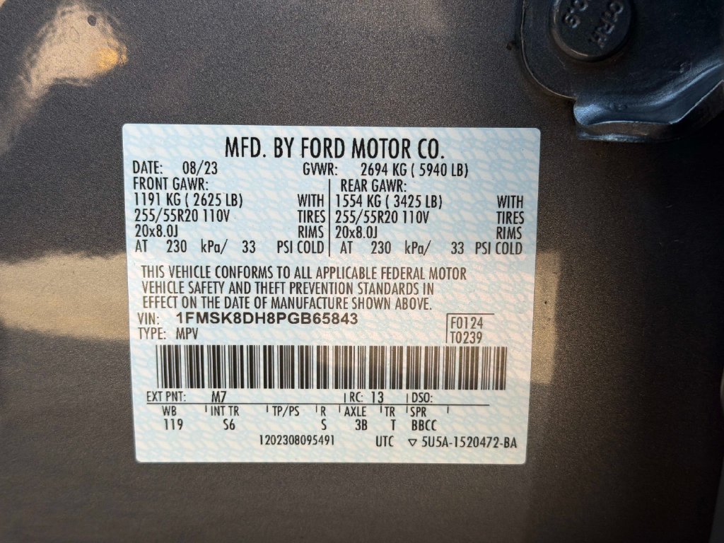 Certified 2023 Ford Explorer XLT w/ Equipment Group 202A AWD/4WD image 37