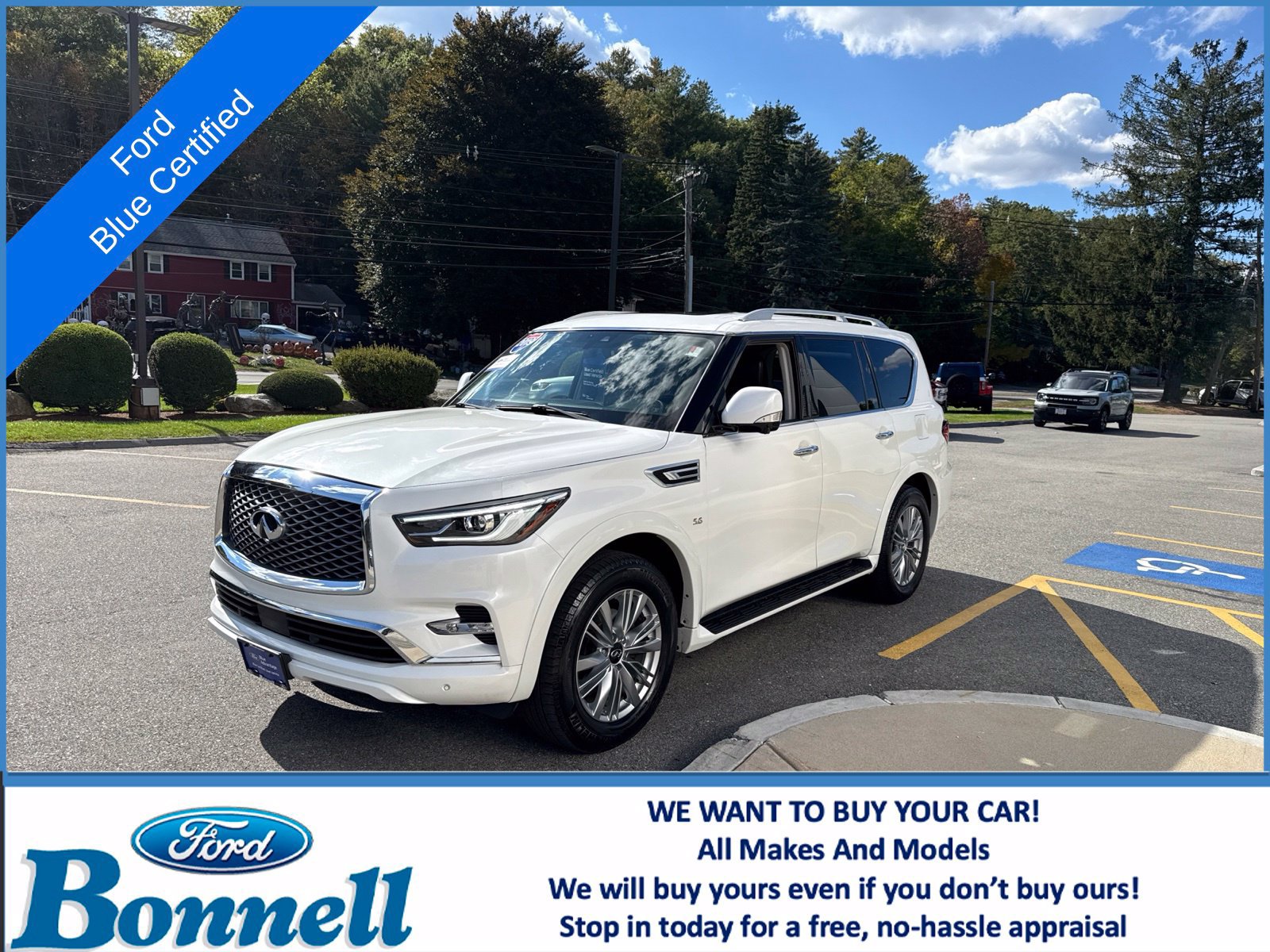 Used 2019 INFINITI QX80 Luxe w/ Proassist Package AWD/4WD image 4