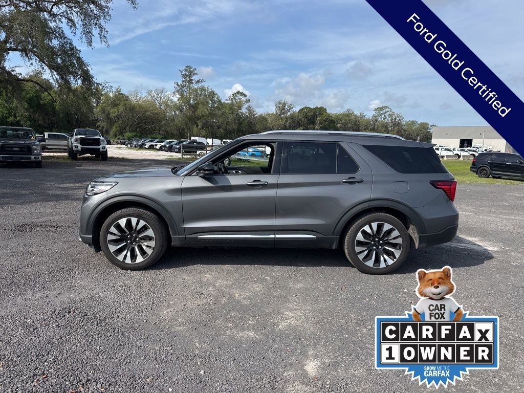 Certified 2025 Ford Explorer Platinum w/ LUX Leather Package AWD/4WD image 3