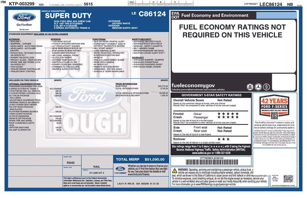 Certified 2020 Ford F250 XLT w/ XLT Value Package image 25