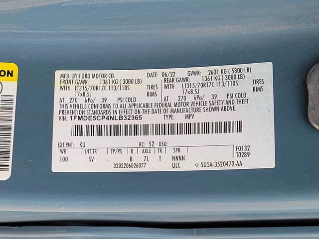 Certified 2022 Ford Bronco Black Diamond w/ Sasquatch Package AWD/4WD image 14
