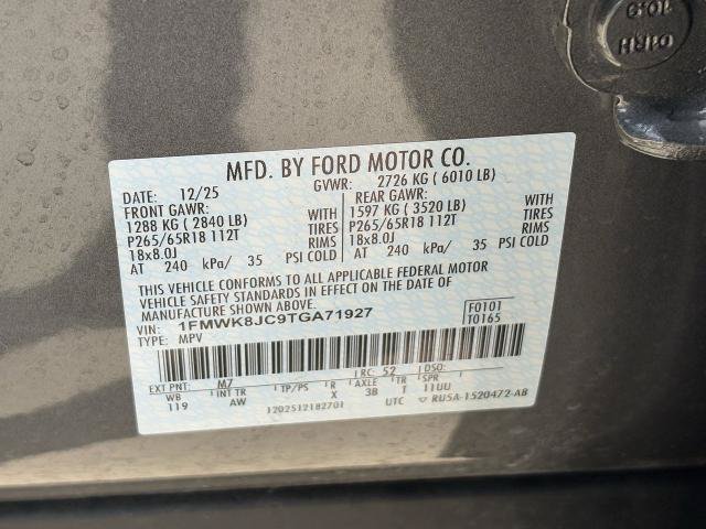 Certified 2026 Ford Explorer Tremor w/ Tremor Ultimate Package AWD/4WD image 34