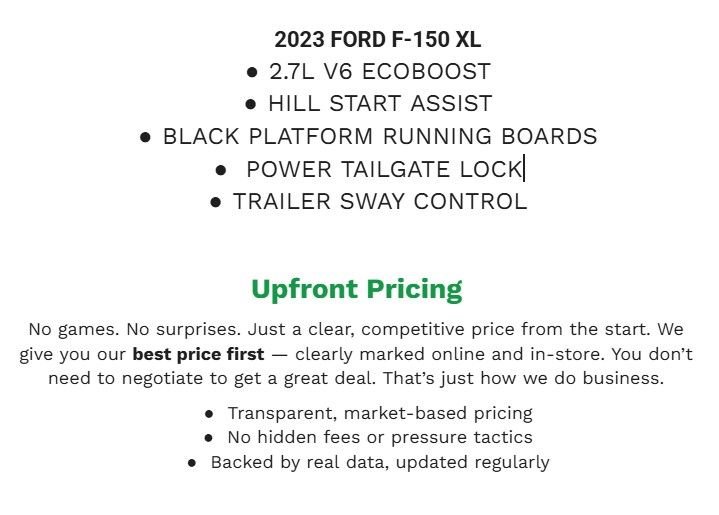 Certified 2023 Ford F150 XL w/ STX Appearance Package AWD/4WD image 2