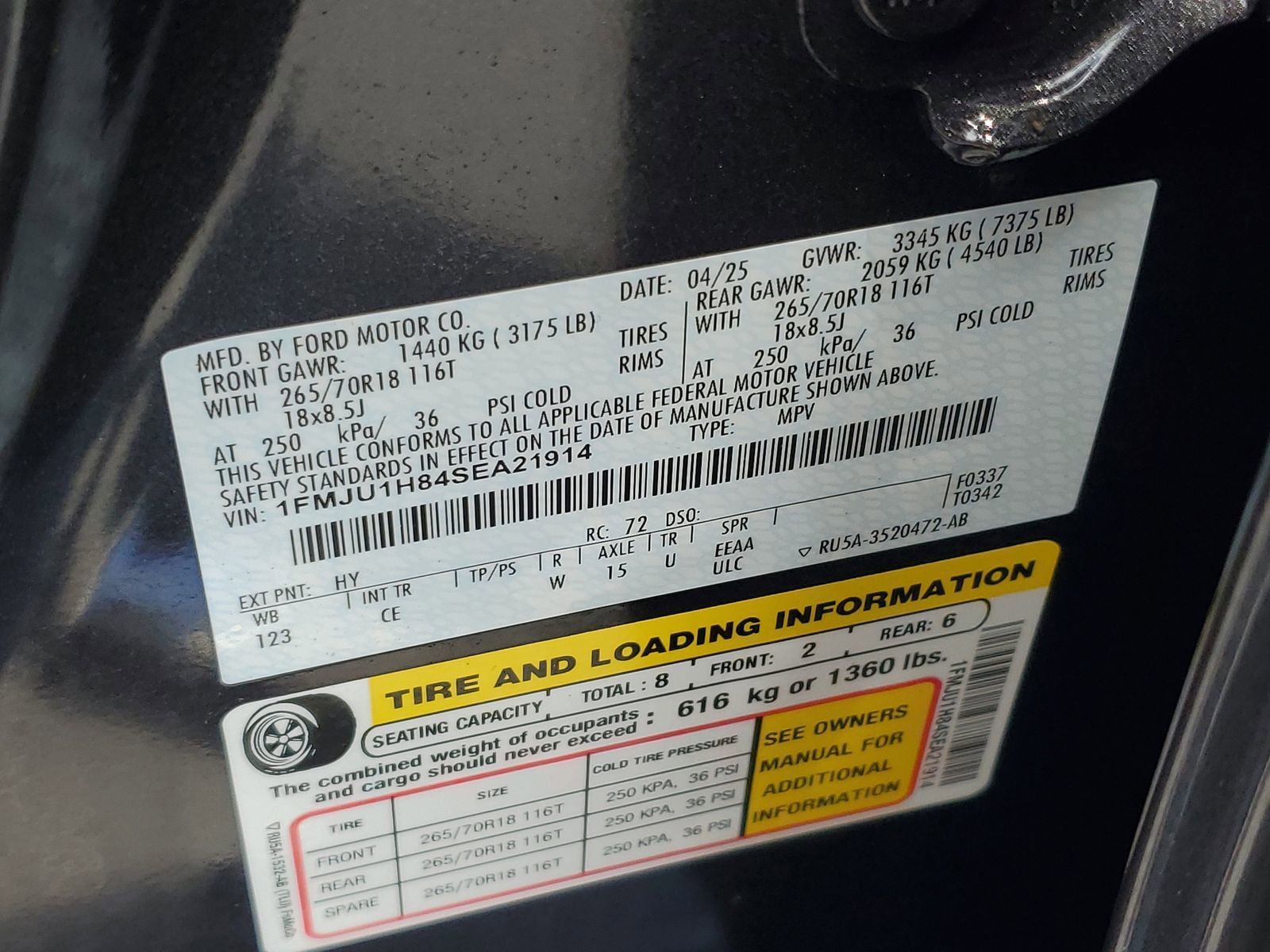 Certified 2025 Ford Expedition Active RWD image 34