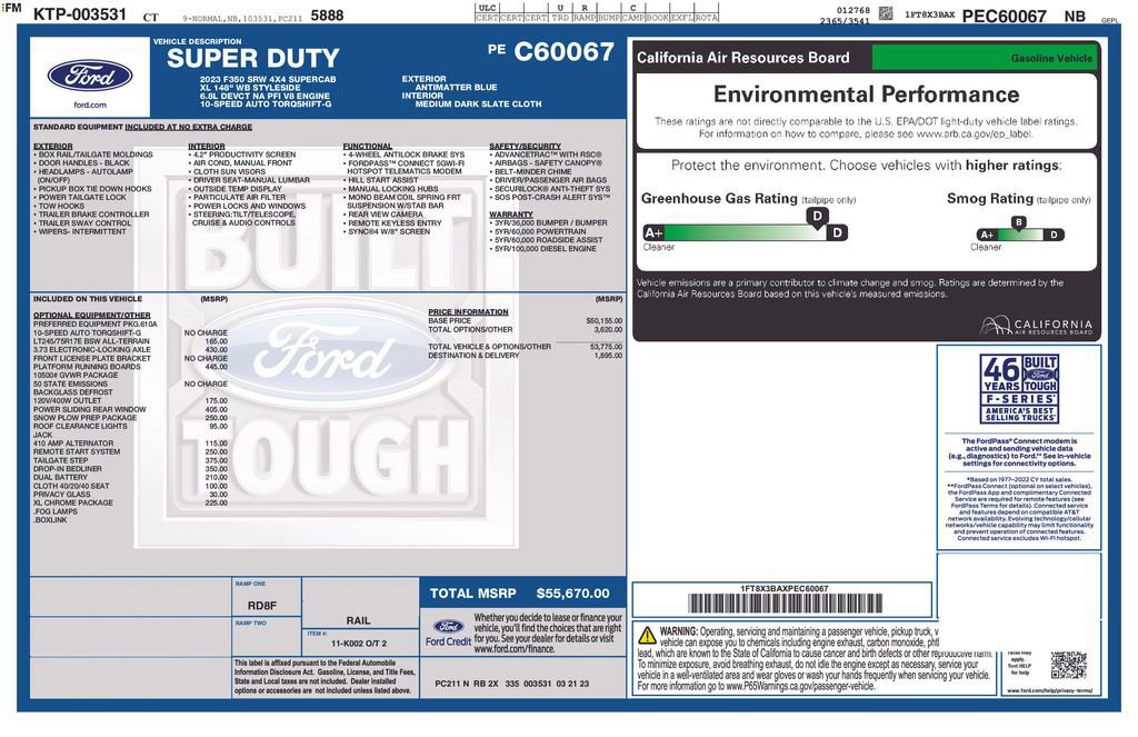 Certified 2023 Ford F350 XL w/ Snow Plow Prep Package image 39