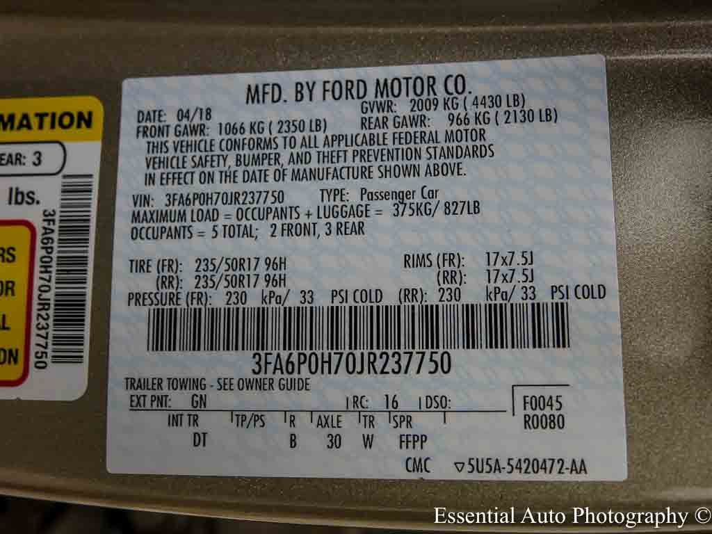 Certified 2018 Ford Fusion SE w/ Fusion SE Technology Package FWD image 29