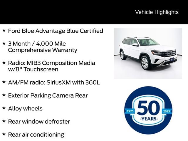 Used 2023 Volkswagen Atlas SE AWD/4WD image 6