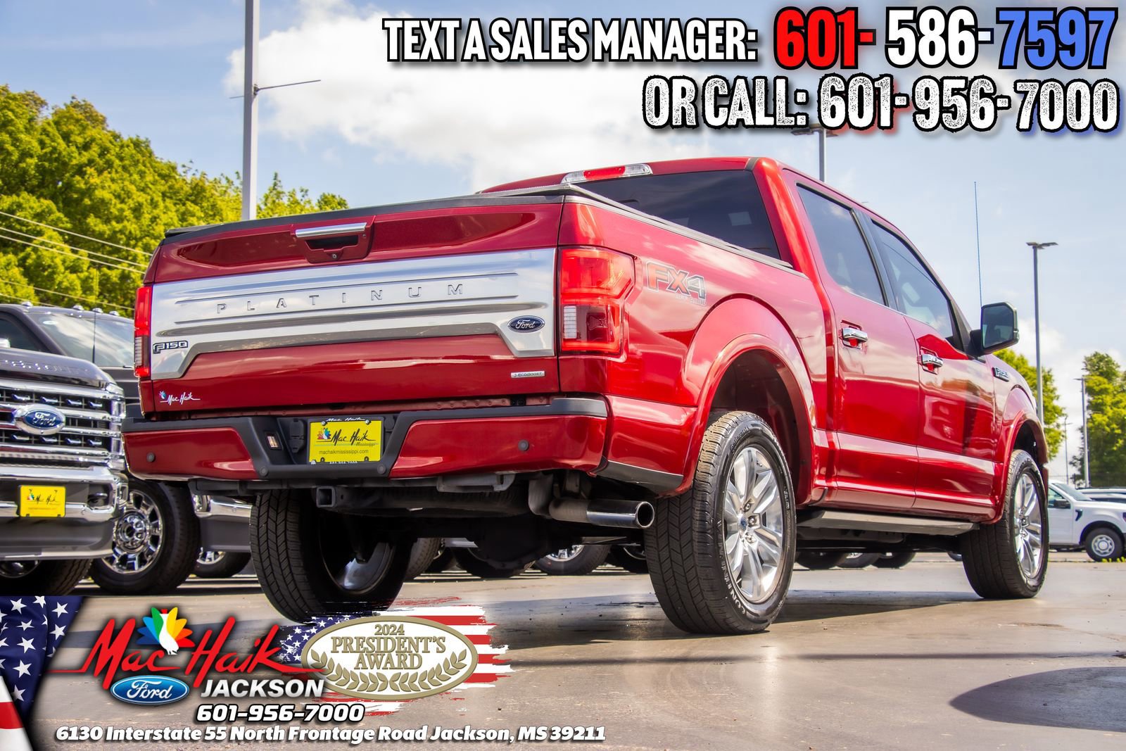 Certified 2019 Ford F150 Platinum w/ Equipment Group 701A Luxury image 3