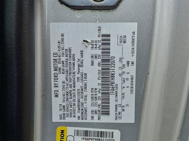 Certified 2019 Ford Mustang Coupe RWD image 27