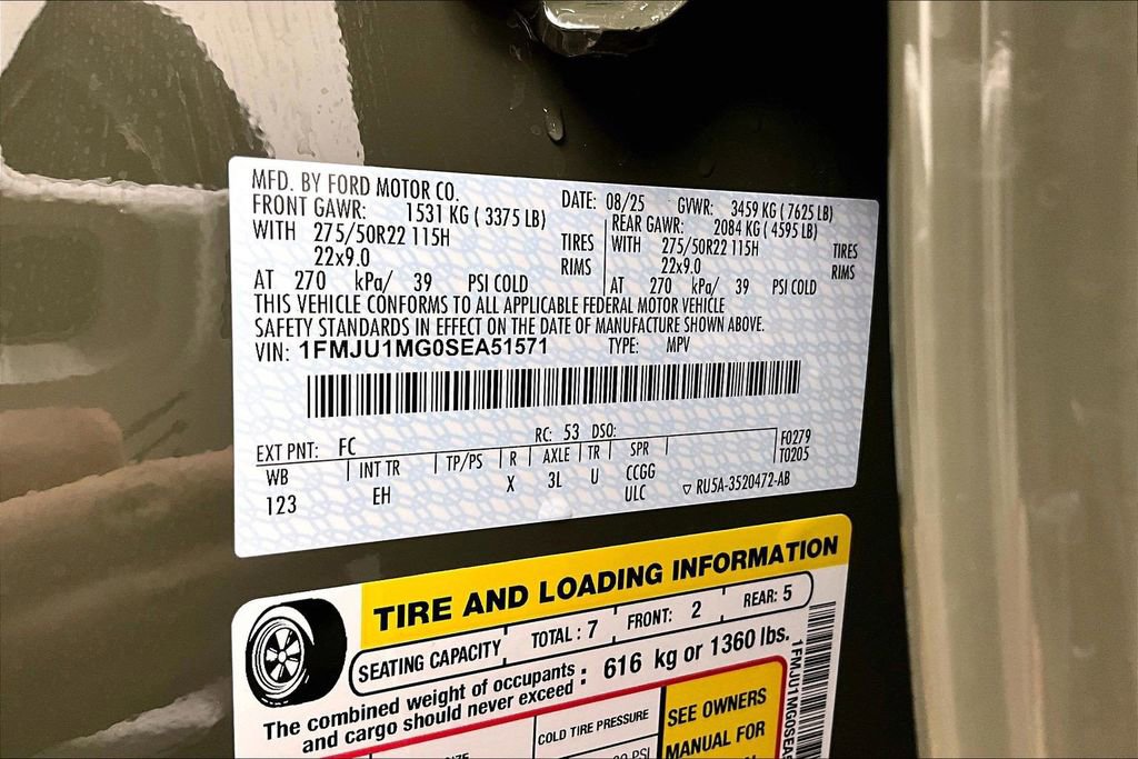 Certified 2025 Ford Expedition Platinum w/ Stealth Performance Package image 36