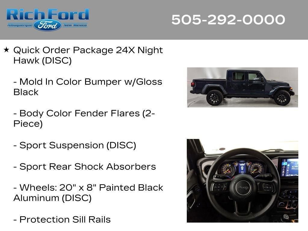 Used 2025 Jeep Gladiator Sport AWD/4WD image 78