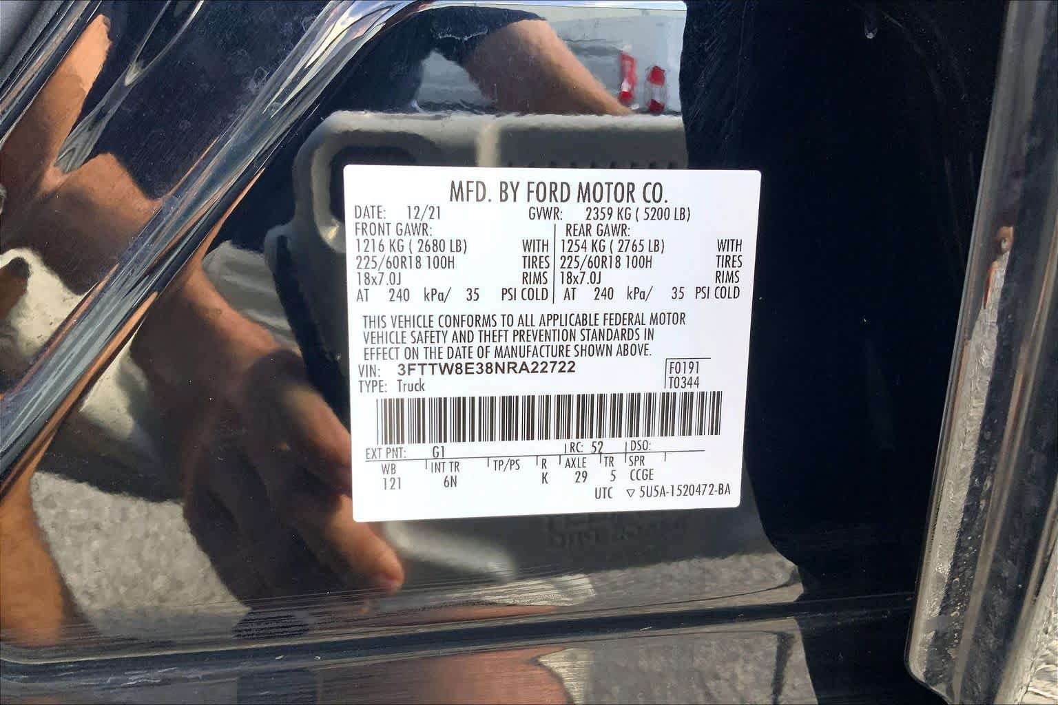 Certified 2022 Ford Maverick Lariat FWD image 35