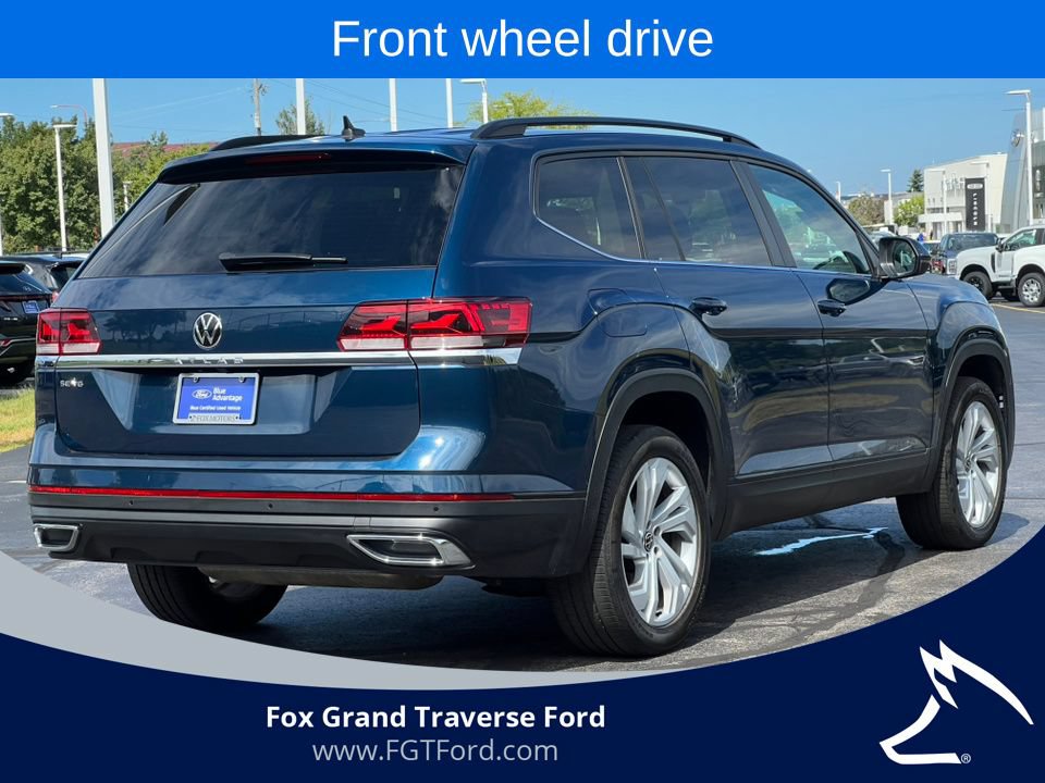 Used 2021 Volkswagen Atlas SE w/ Panoramic Sunroof Package FWD image 9