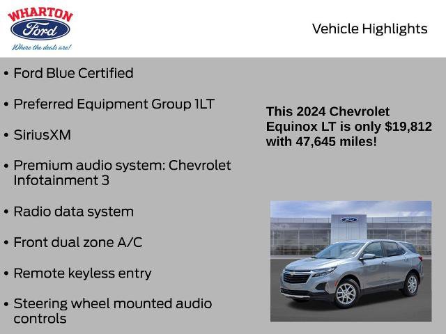 Used 2024 Chevrolet Equinox LT AWD/4WD image 5