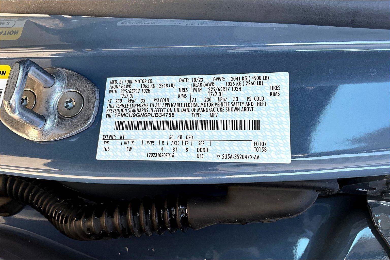 Certified 2023 Ford Escape Active w/ Tech Pack #2 image 15