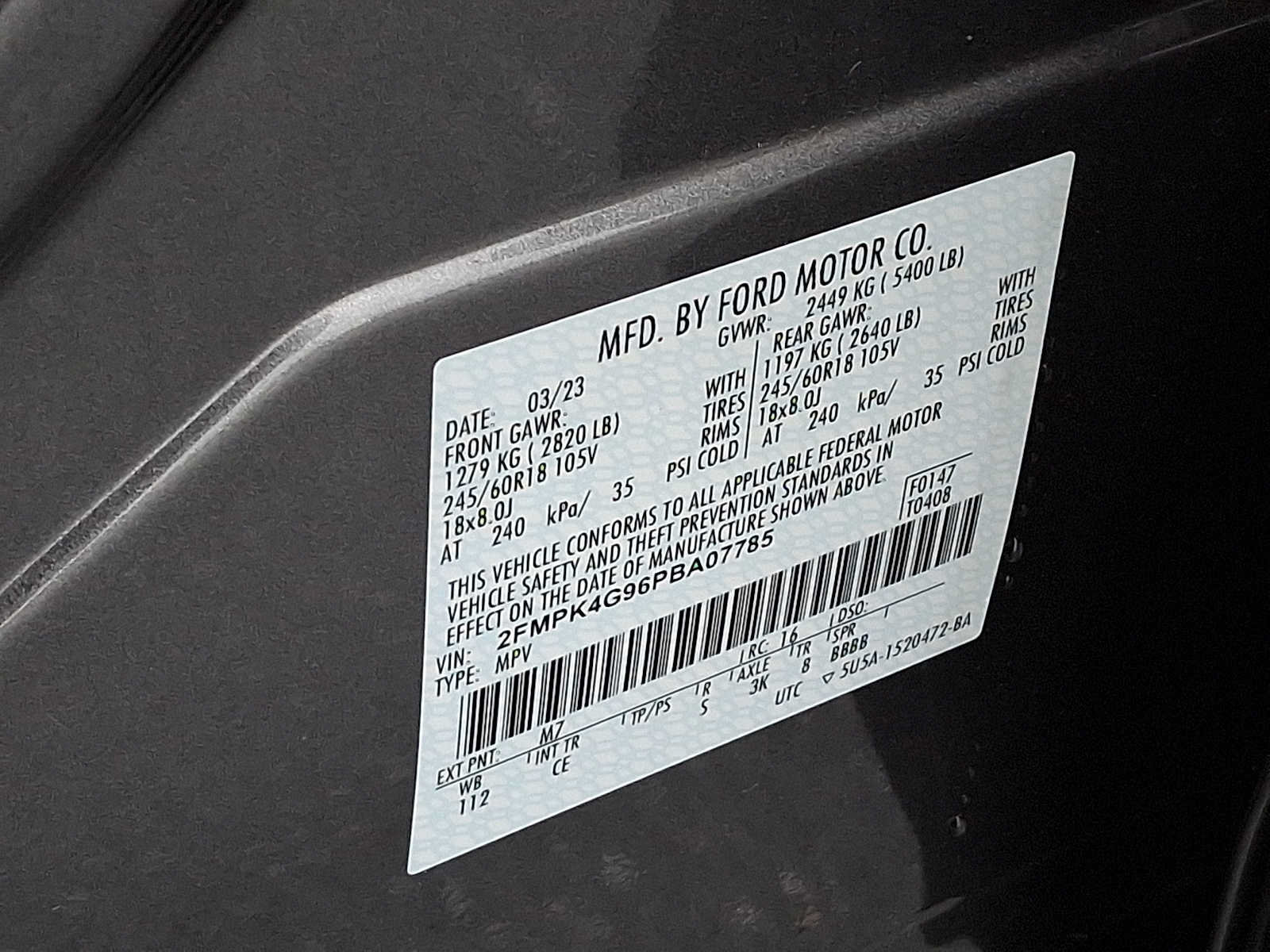Certified 2023 Ford Edge SE AWD/4WD image 26
