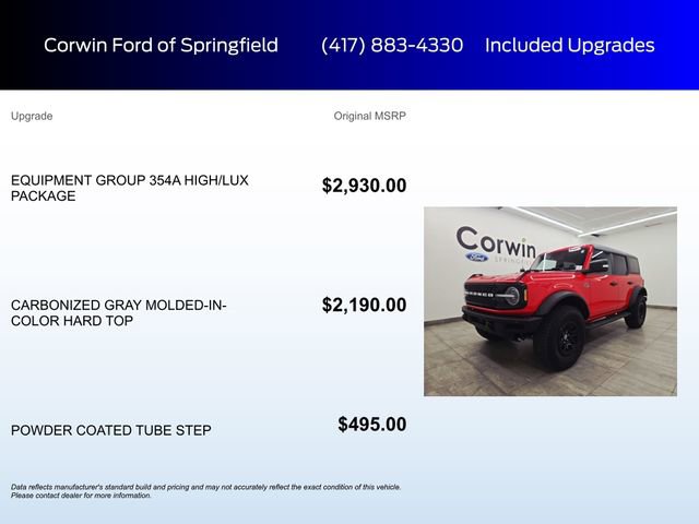 Certified 2024 Ford Bronco Wildtrak AWD/4WD image 5