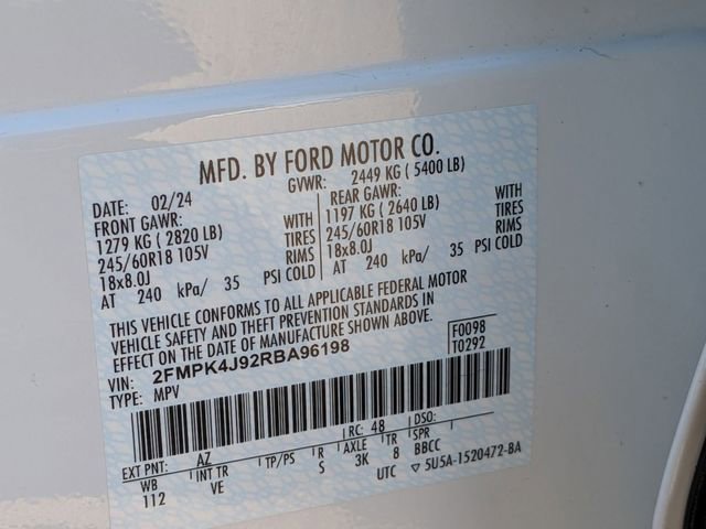 Certified 2024 Ford Edge SEL w/ Convenience Package AWD/4WD image 34