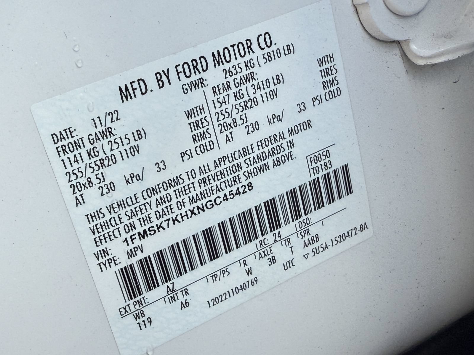 Certified 2022 Ford Explorer ST-Line w/ Class IV Trailer Tow Package RWD image 41