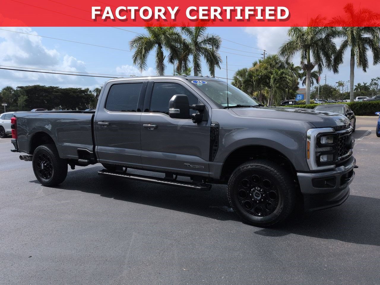 Certified 2025 Ford F350 XLT w/ Black Appearance Package AWD/4WD image 2