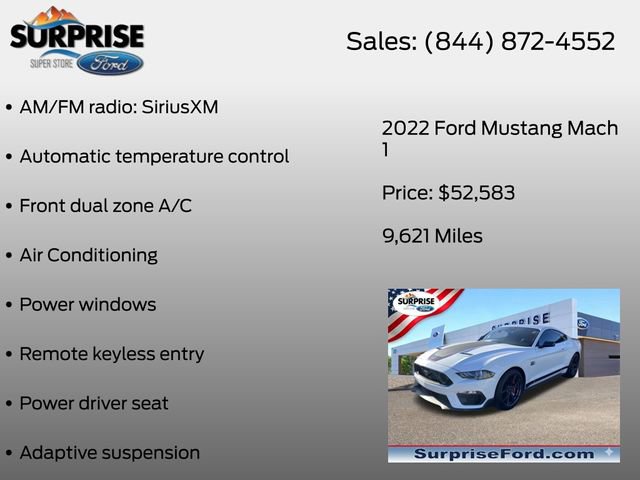 Certified 2022 Ford Mustang Mach 1 RWD image 13
