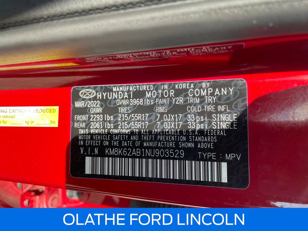 Used 2022 Hyundai Kona SEL w/ Cargo Package FWD image 22