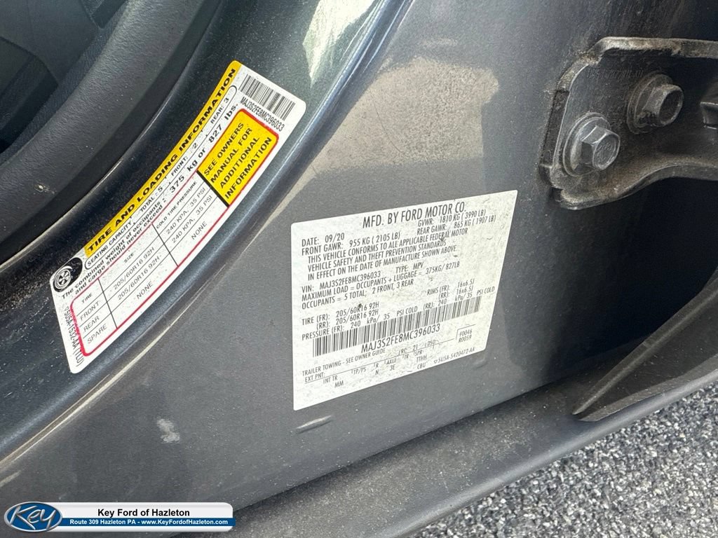 Certified 2021 Ford EcoSport S FWD image 17
