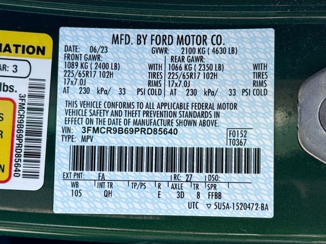 Certified 2023 Ford Bronco Sport Big Bend w/ Convenience Package AWD/4WD image 40