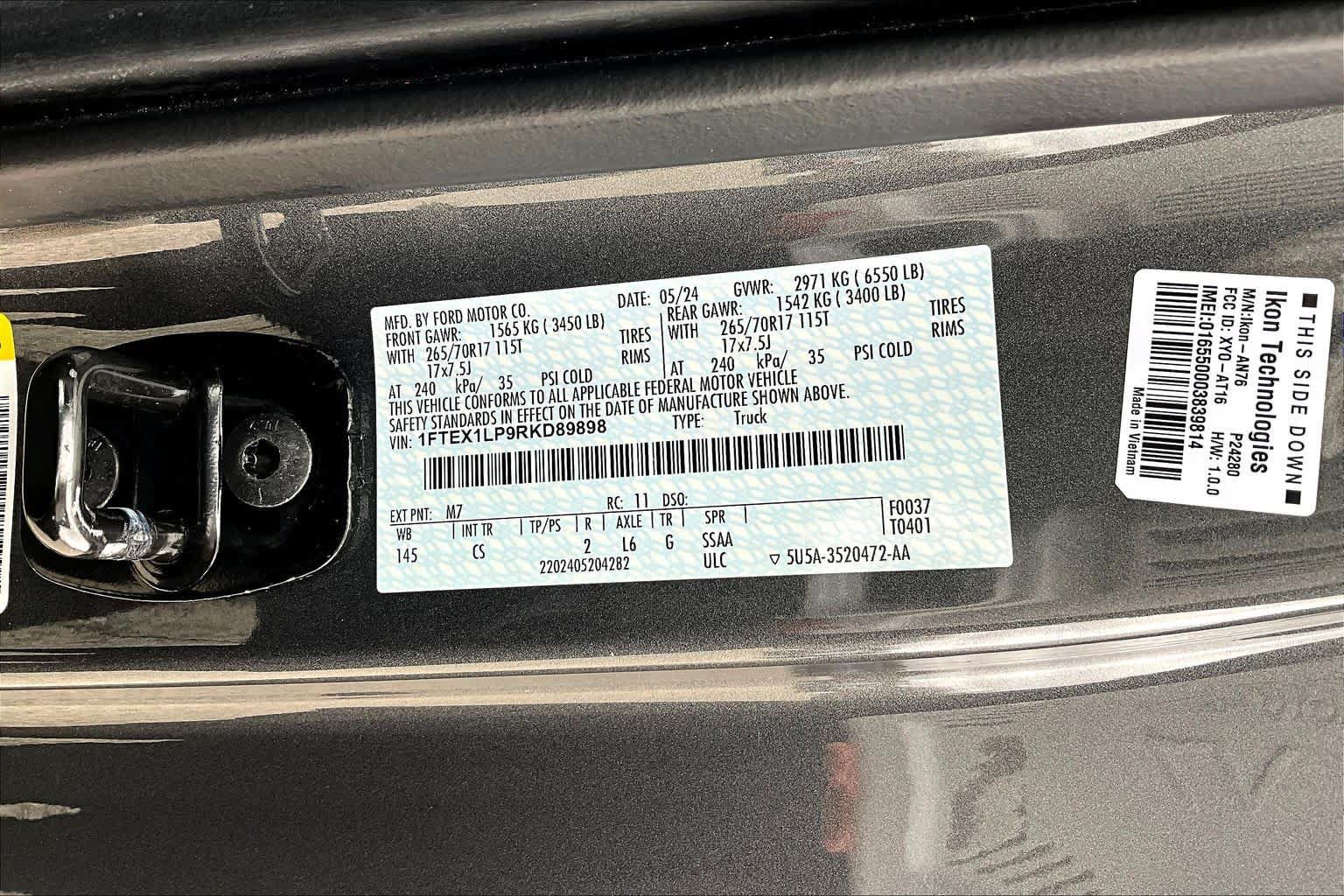 Certified 2024 Ford F150 XL AWD/4WD image 34