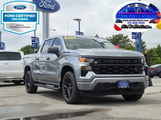 Used 2024 Chevrolet Silverado 1500 Custom w/ LPO, Dark Essentials Package AWD/4WD image 1