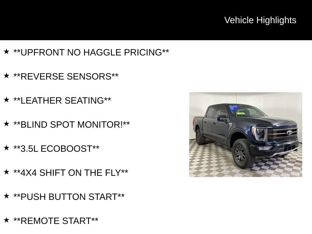 Certified 2023 Ford F150 Tremor w/ Equipment Group 402A High image 15