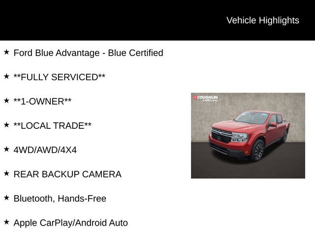 Certified 2022 Ford Maverick Lariat w/ Lariat Luxury Package AWD/4WD image 2