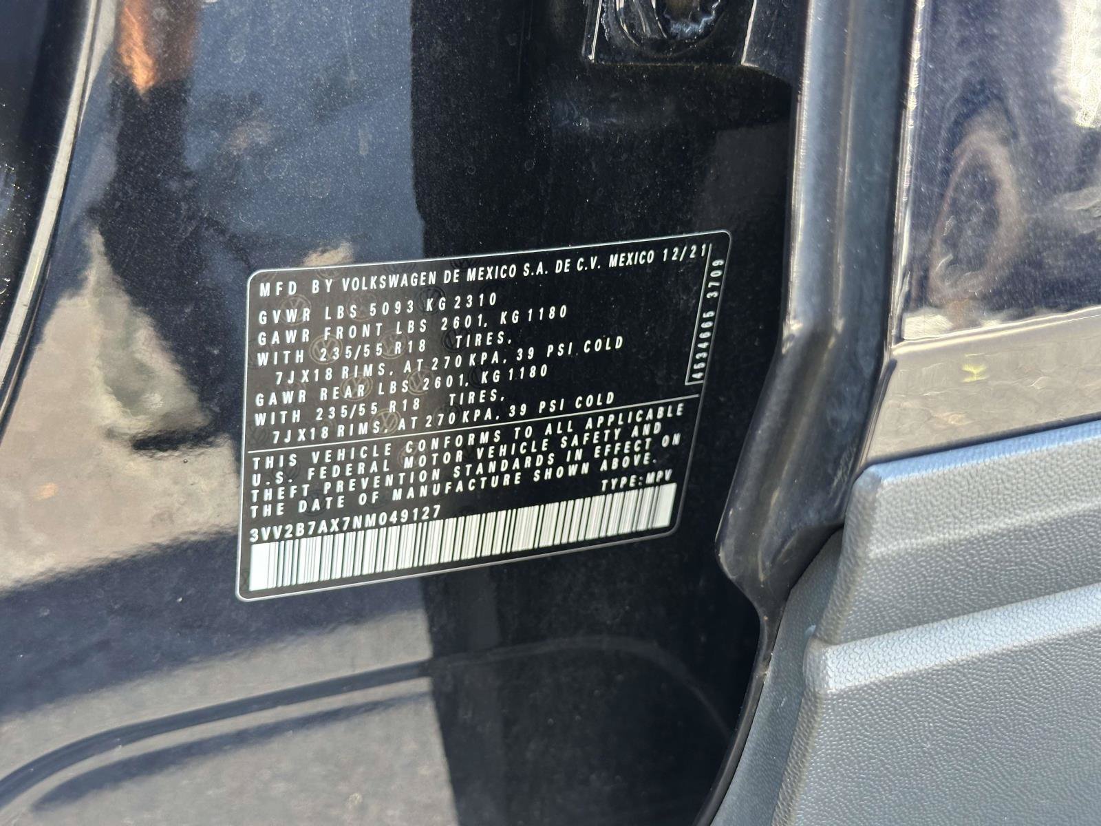 Used 2022 Volkswagen Tiguan SE AWD/4WD image 15