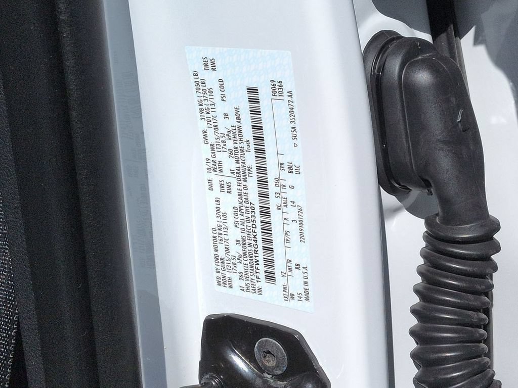 Certified 2019 Ford F150 Raptor w/ Equipment Group 802A Luxury AWD/4WD image 34