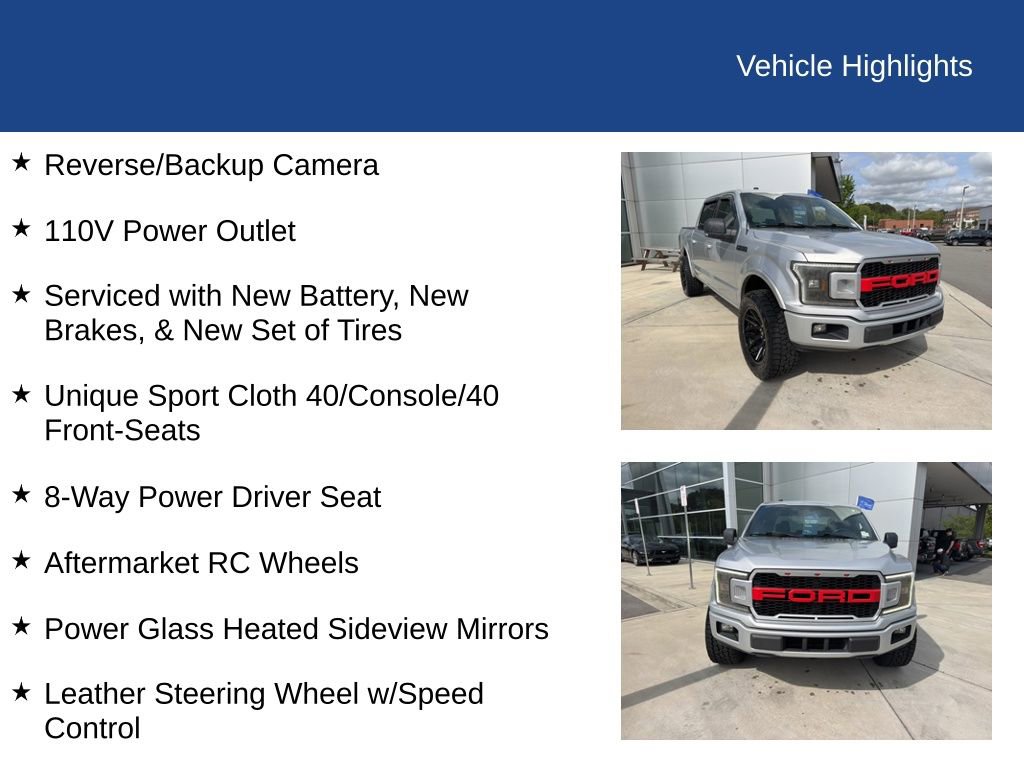 Certified 2018 Ford F150 XLT w/ Equipment Group 301A Mid image 26