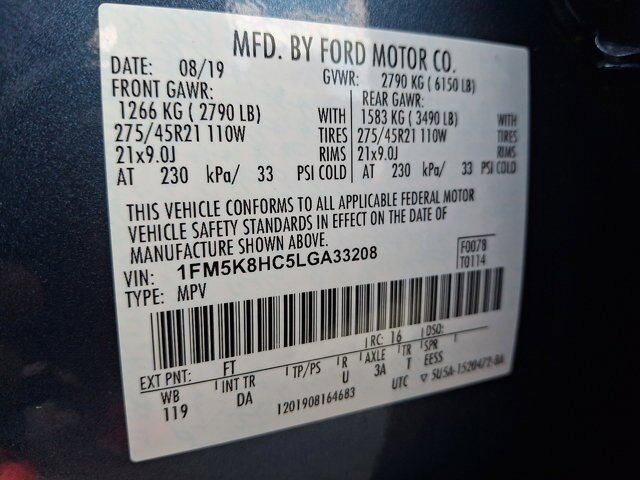 Certified 2020 Ford Explorer Platinum w/ Premium Technology Package AWD/4WD image 30