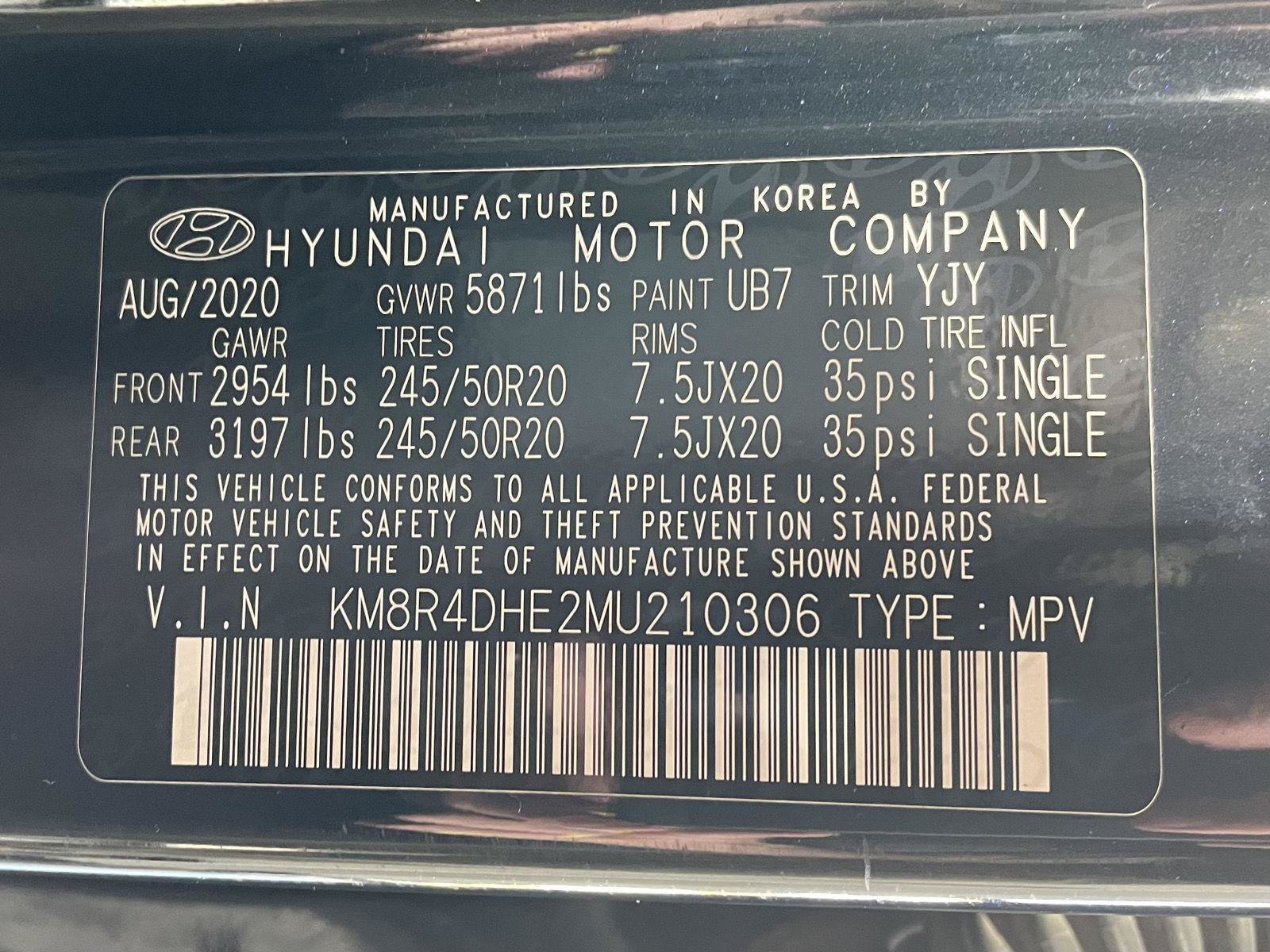 Used 2021 Hyundai Palisade SEL w/ Premium Package AWD/4WD image 39