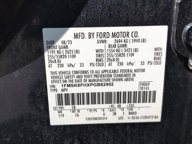 Certified 2023 Ford Explorer Limited w/ Limited Technology Package AWD/4WD image 23