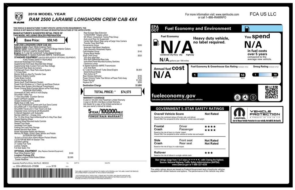 Used 2018 RAM 2500 Longhorn image 6