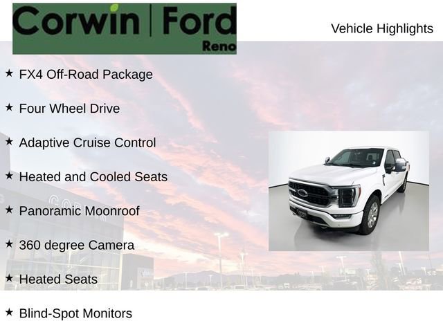 Certified 2021 Ford F150 Platinum w/ Equipment Group 701A High image 2