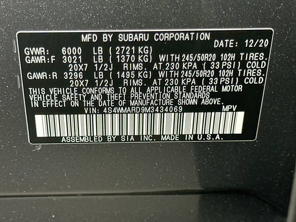 Used 2021 Subaru Ascent Touring AWD/4WD image 23