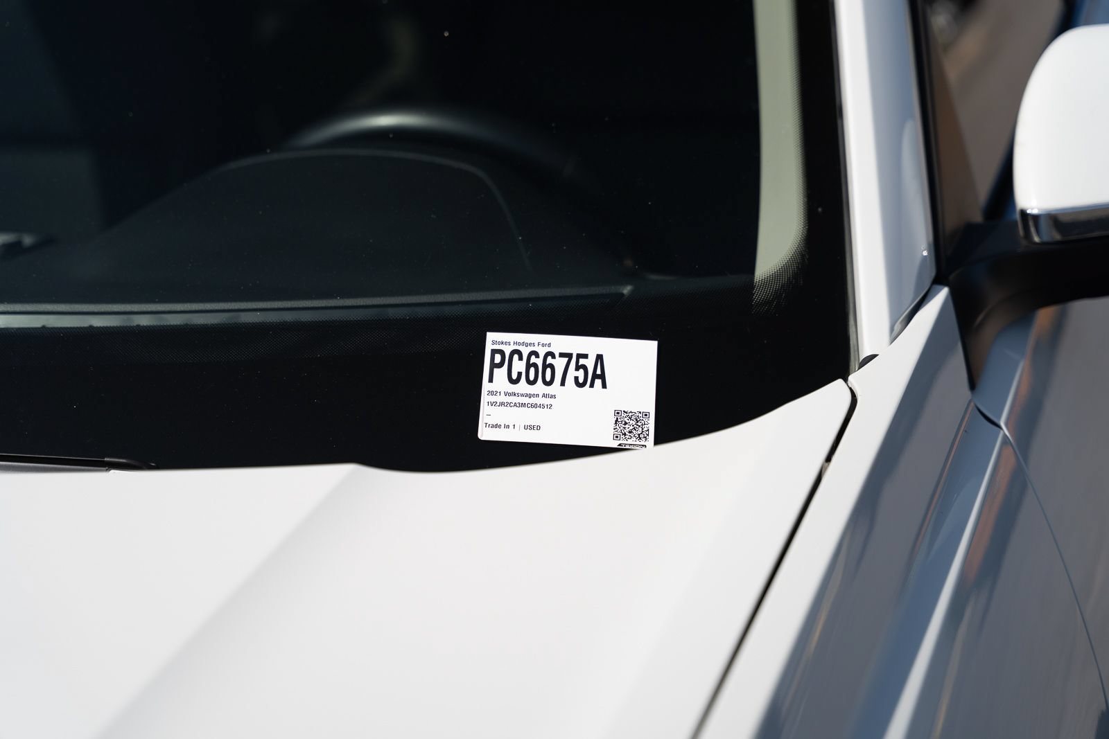 Used 2021 Volkswagen Atlas SE w/ Panoramic Sunroof Package FWD image 4