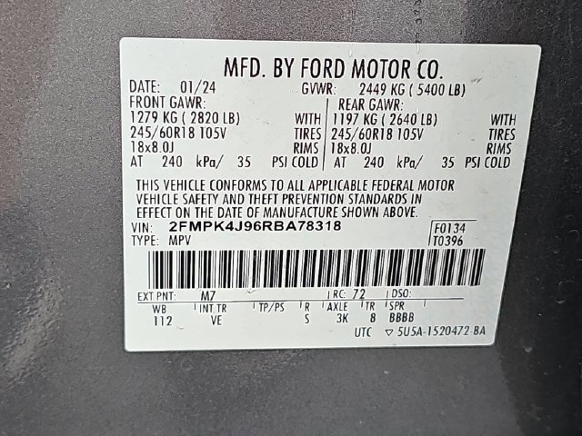 Certified 2024 Ford Edge SEL AWD/4WD image 37