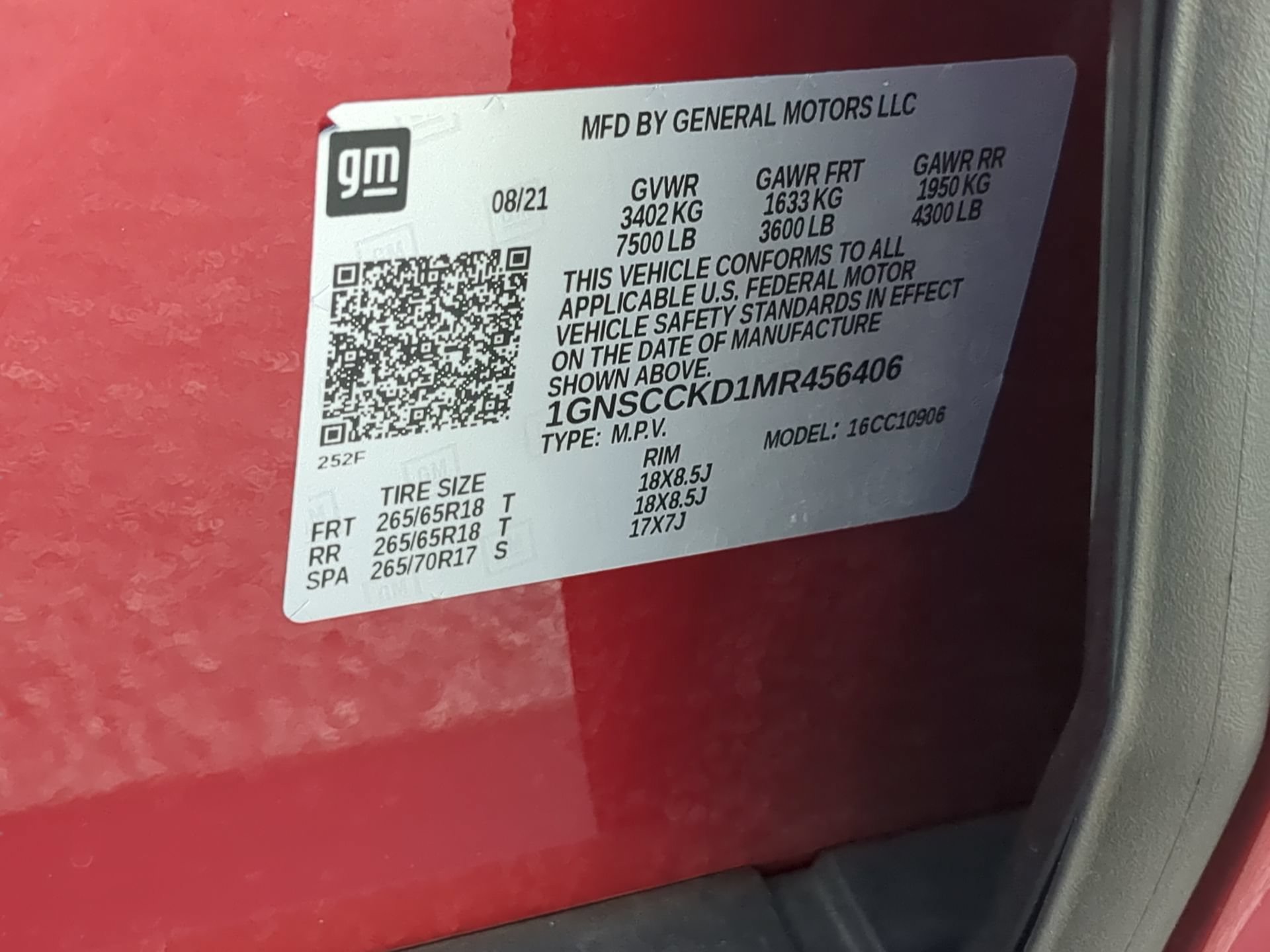 Used 2021 Chevrolet Suburban LT RWD image 73