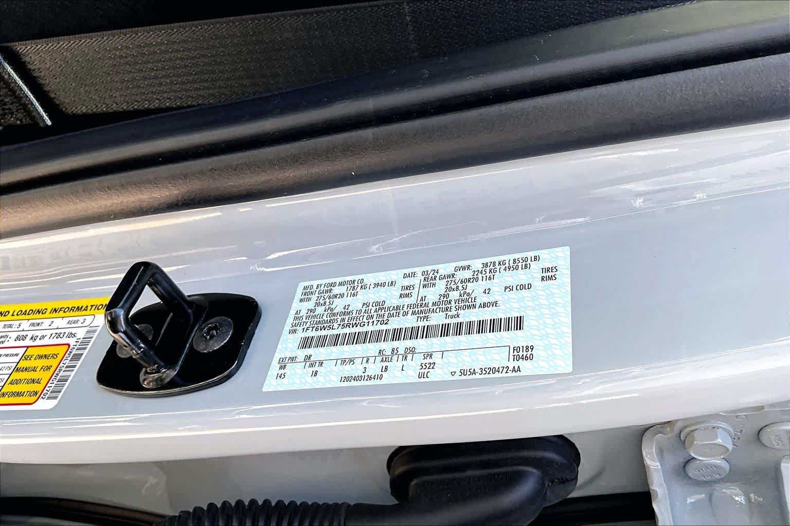 Certified 2024 Ford F150 Lightning Lariat AWD/4WD image 33