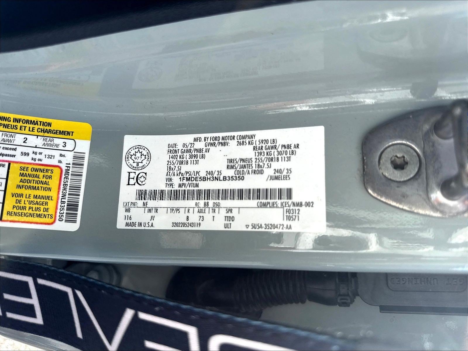 Certified 2022 Ford Bronco Outer Banks AWD/4WD image 21