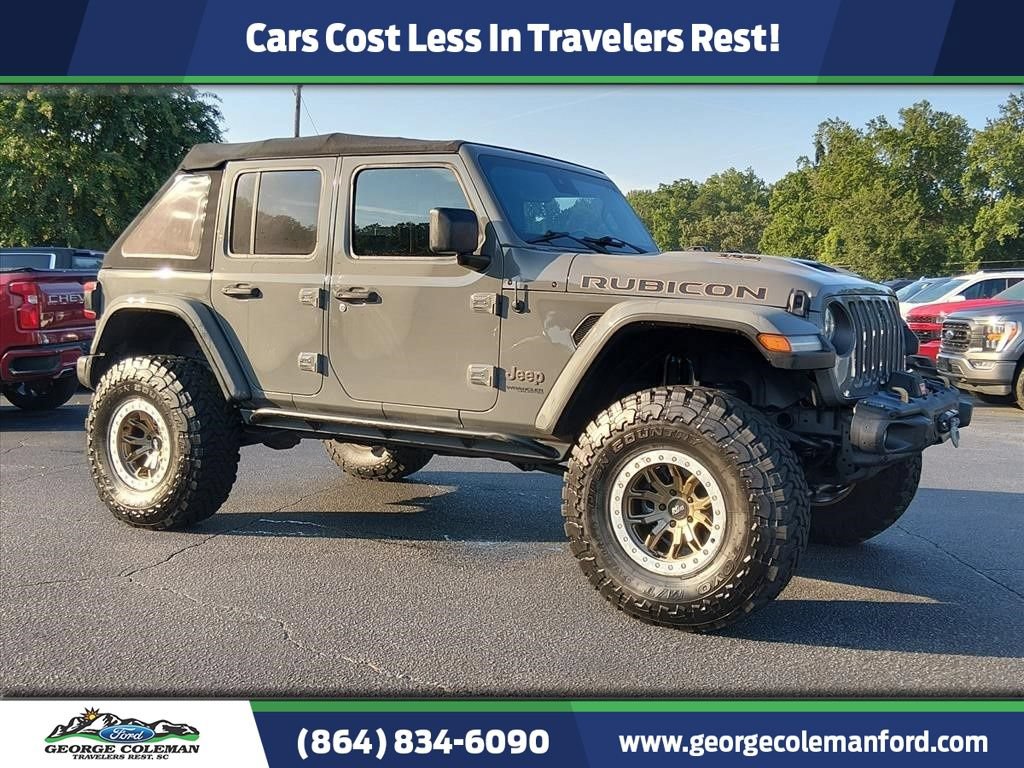 Used 2022 Jeep Wrangler Unlimited Rubicon w/ Trailer Tow Package AWD/4WD image 1
