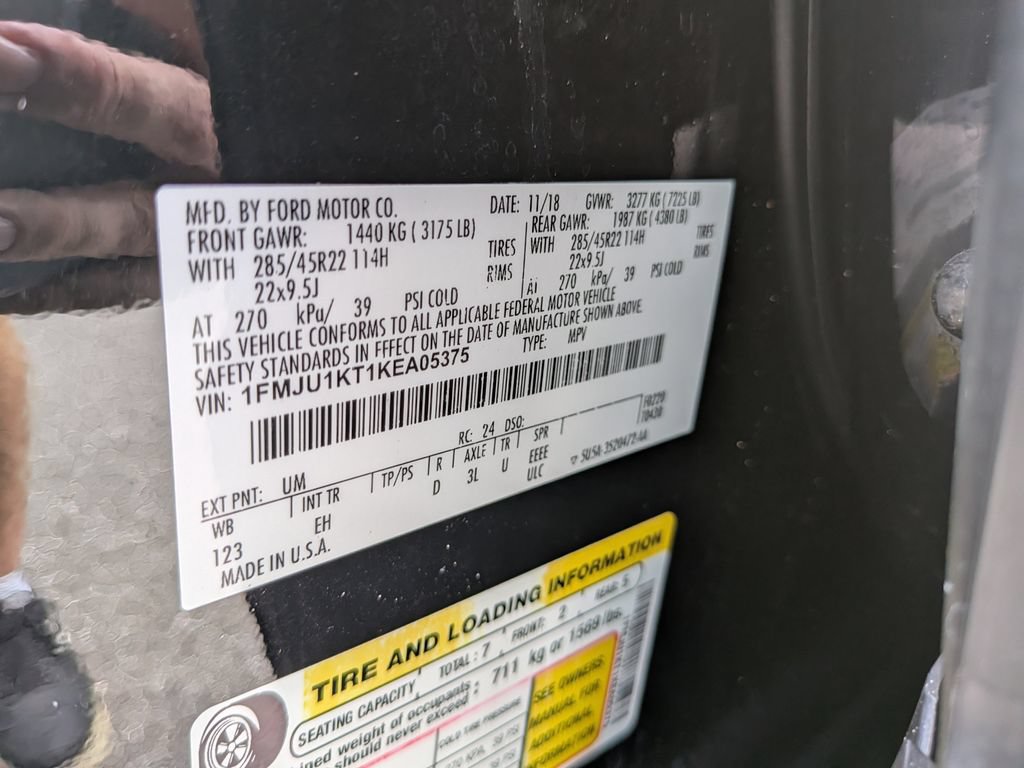 Certified 2019 Ford Expedition Limited w/ Equipment Group 303A RWD image 42